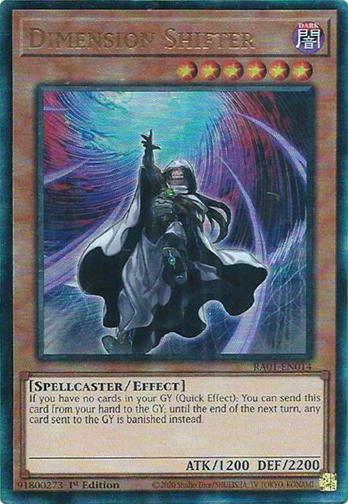 Dimension Shifter [RA01-EN014] Prismatic Ultimate Rare | Clutch Gaming