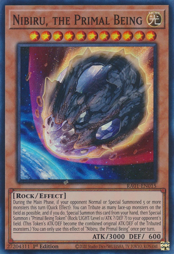 Nibiru, the Primal Being [RA01-EN015] Super Rare | Clutch Gaming