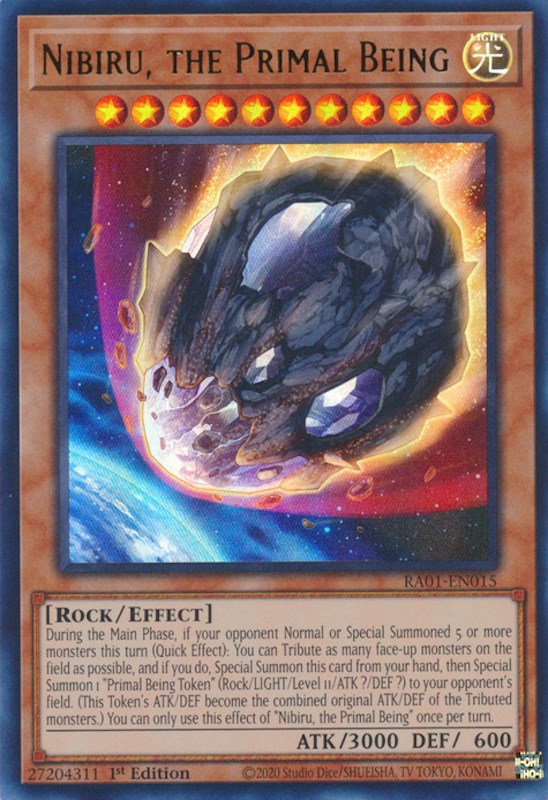 Nibiru, the Primal Being [RA01-EN015] Ultra Rare | Clutch Gaming