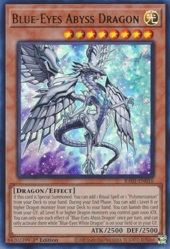 Blue-Eyes Abyss Dragon [RA01-EN016] Ultra Rare | Clutch Gaming