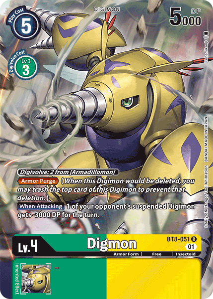 Digmon [BT8-051] (Alternate Art) [New Awakening] | Clutch Gaming