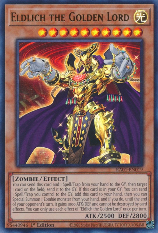 Eldlich the Golden Lord [RA01-EN019] Ultra Rare | Clutch Gaming