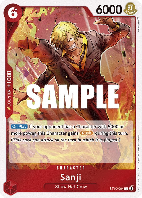 Sanji [Ultra Deck - The Three Captains] | Clutch Gaming