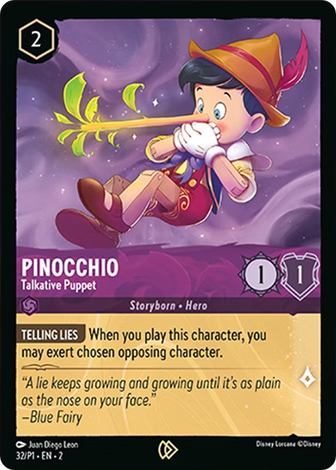 Pinocchio - Talkative Puppet (32) [Promo Cards] | Clutch Gaming