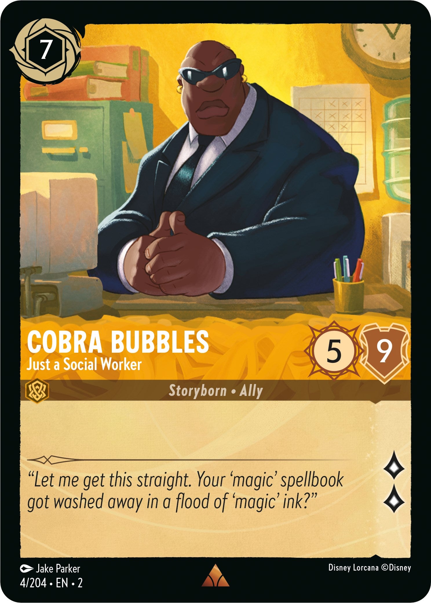Cobra Bubbles - Just a Social Worker (4/204) [Rise of the Floodborn] | Clutch Gaming