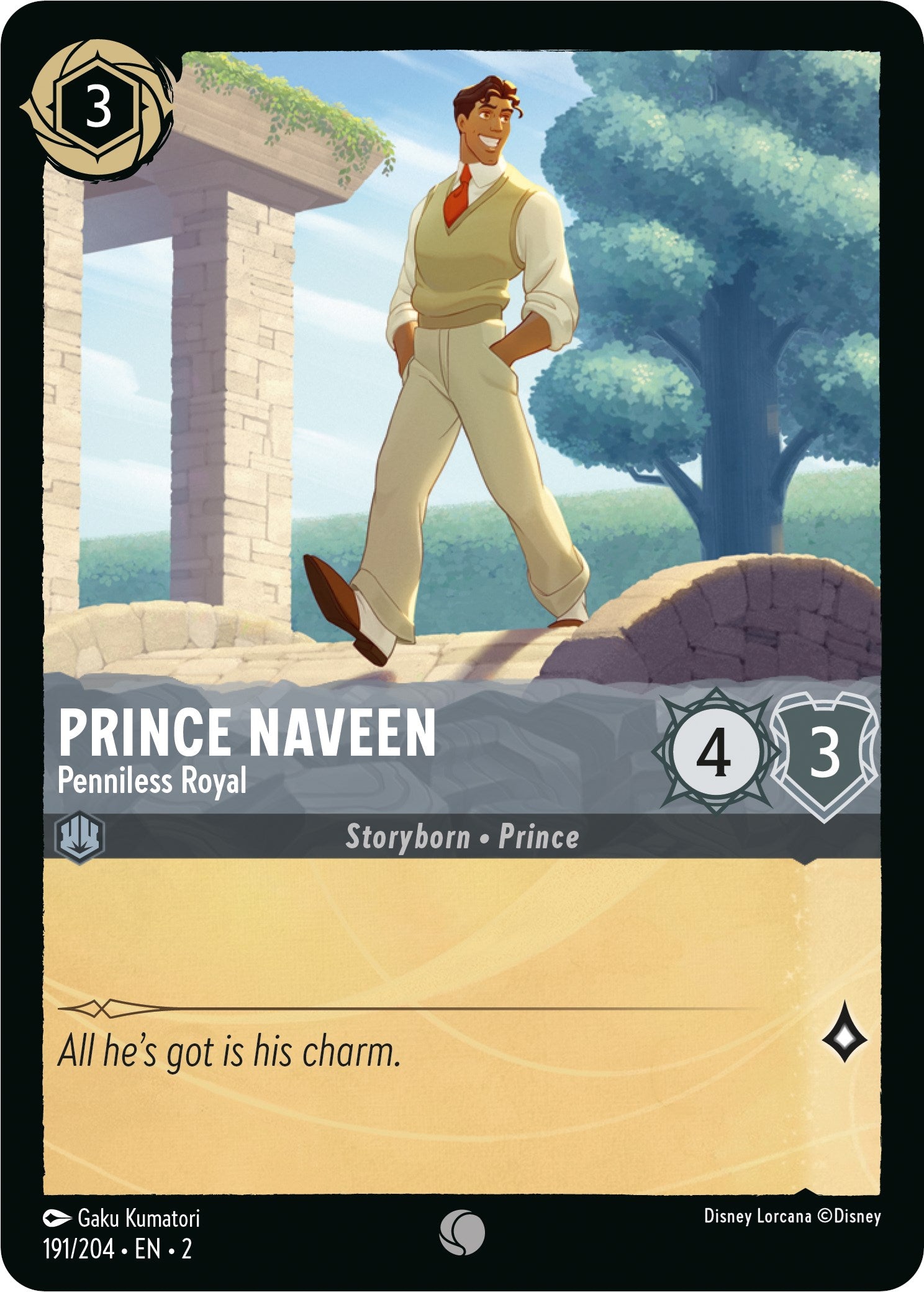Prince Naveen - Penniless Royal (191/204) [Rise of the Floodborn] | Clutch Gaming