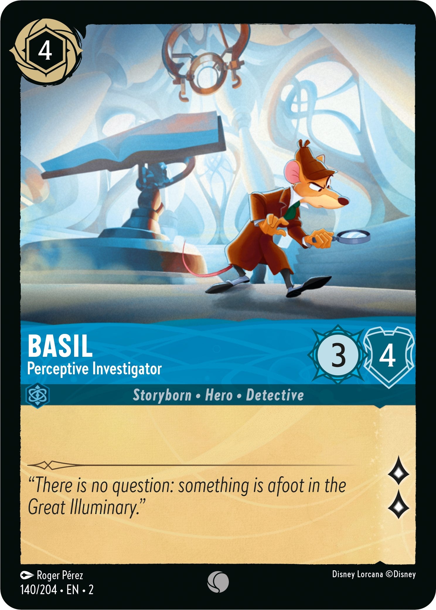 Basil - Perceptive Investigator (140/204) [Rise of the Floodborn] | Clutch Gaming