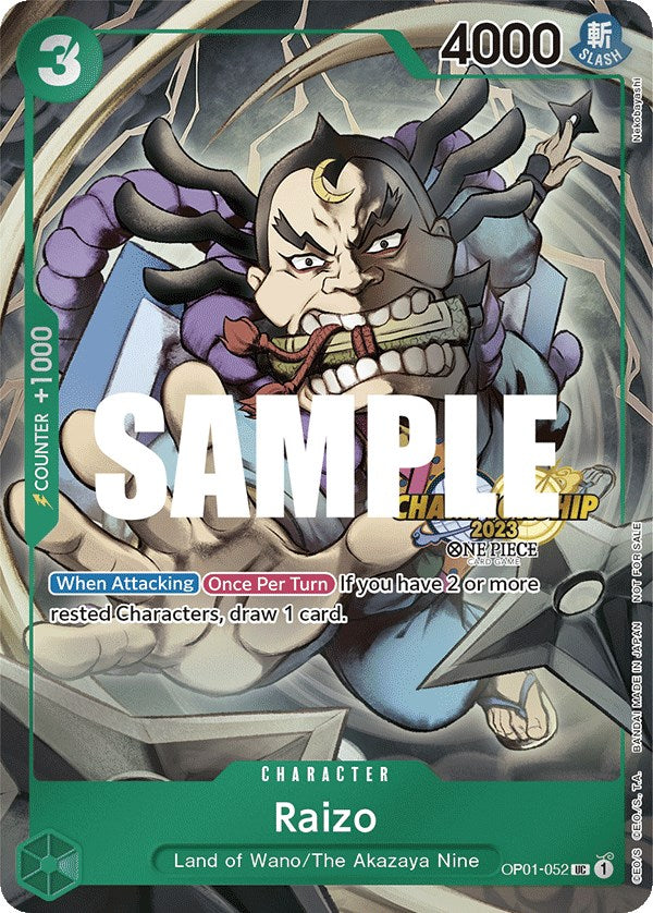 Raizo (CS 2023 Event Pack) [One Piece Promotion Cards] | Clutch Gaming