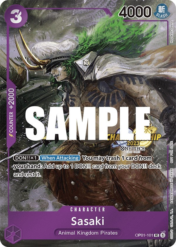 Sasaki (CS 2023 Event Pack) [One Piece Promotion Cards] | Clutch Gaming