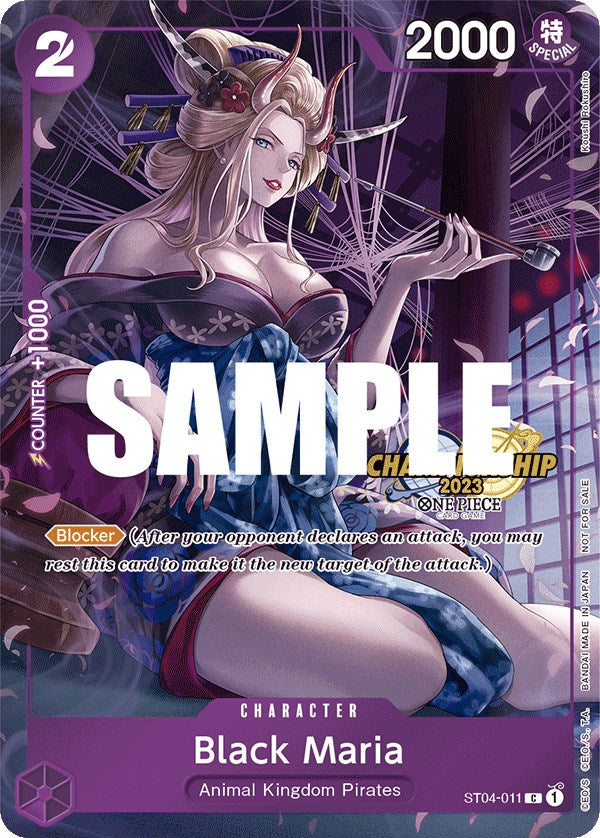 Black Maria (CS 2023 Celebration Pack) [One Piece Promotion Cards] | Clutch Gaming