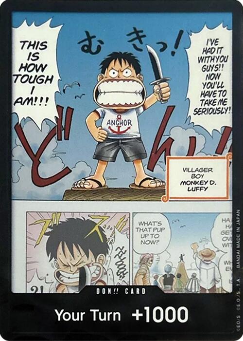 DON!! Card (Young Luffy) (Devil Fruits Collection Vol. 1) [One Piece Promotion Cards] | Clutch Gaming