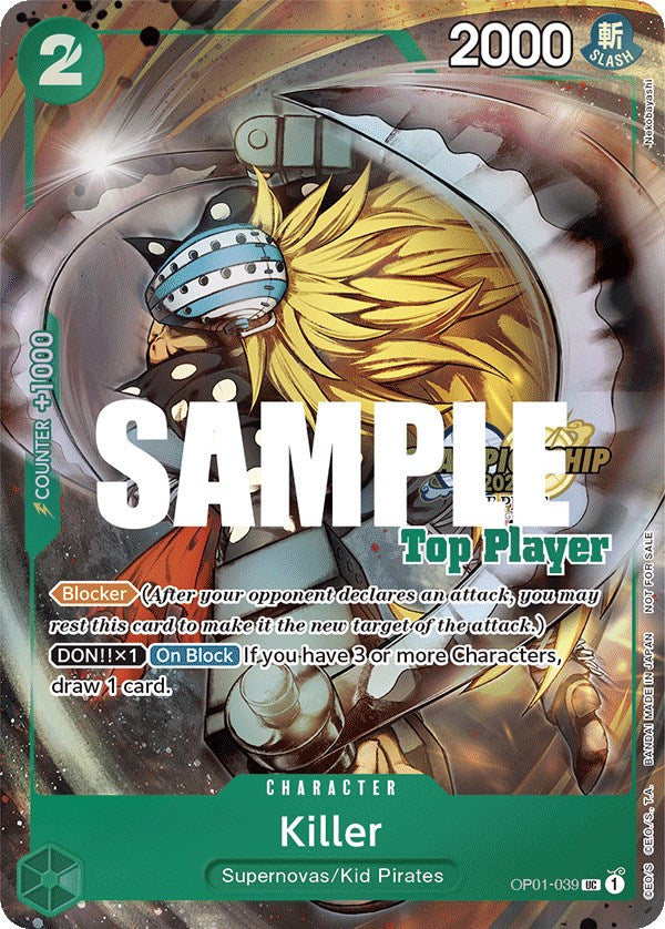 Killer (CS 2023 Top Players Pack) [One Piece Promotion Cards] | Clutch Gaming