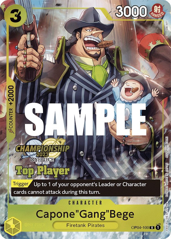 Capone"Gang"Bege (CS 2023 Top Players Pack) [One Piece Promotion Cards] | Clutch Gaming