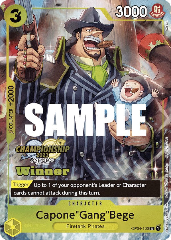 Capone"Gang"Bege (CS 2023 Top Players Pack) [Winner] [One Piece Promotion Cards] | Clutch Gaming