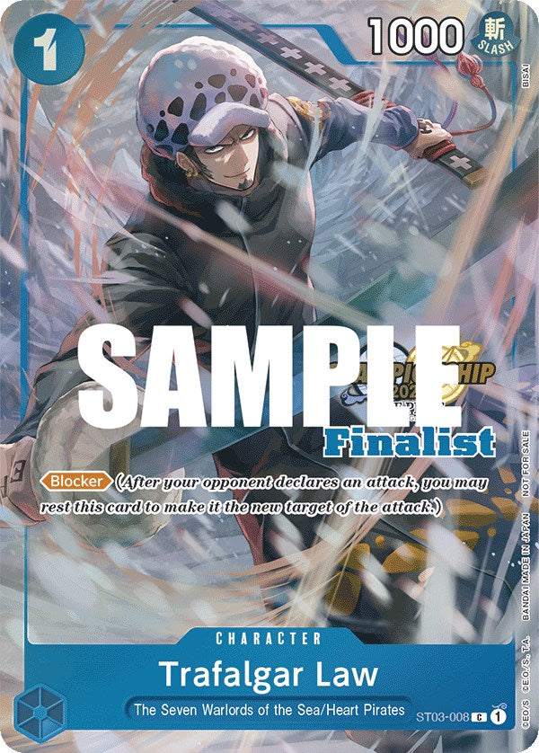 Trafalgar Law (CS 2023 Top Players Pack) [Finalist] [One Piece Promotion Cards] | Clutch Gaming