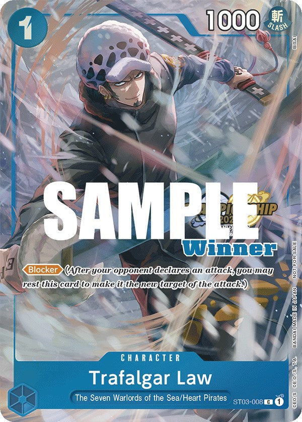 Trafalgar Law (CS 2023 Top Players Pack) [Winner] [One Piece Promotion Cards] | Clutch Gaming