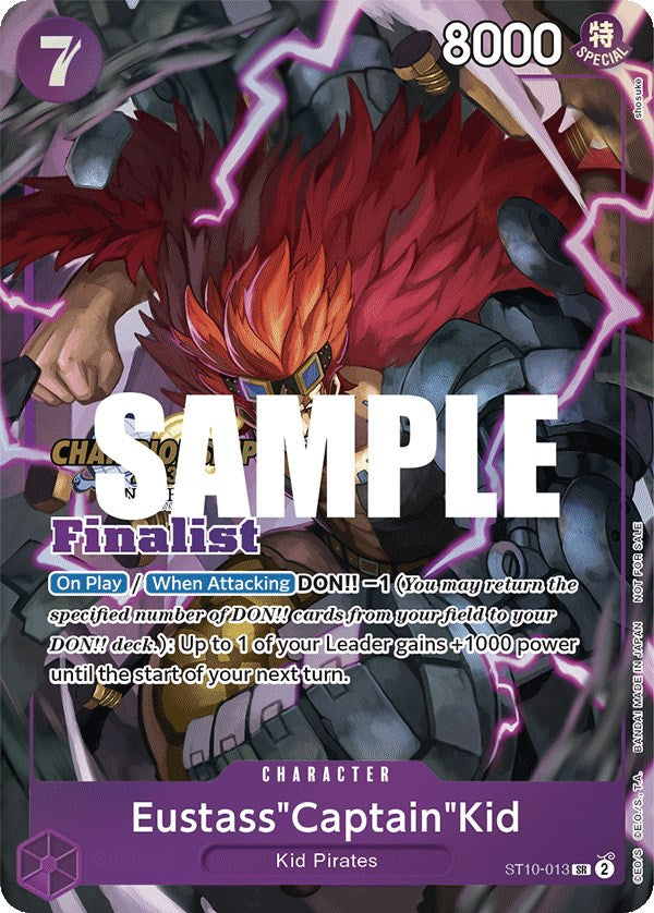 Eustass"Captain"Kid (CS 2023 Top Players Pack) [Finalist] [One Piece Promotion Cards] | Clutch Gaming