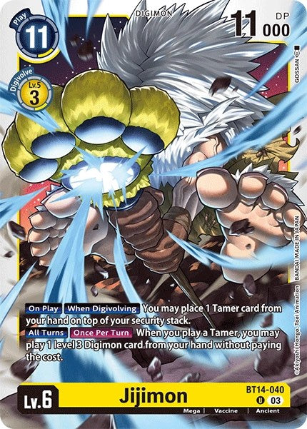 Jijimon [BT14-040] [Blast Ace] | Clutch Gaming