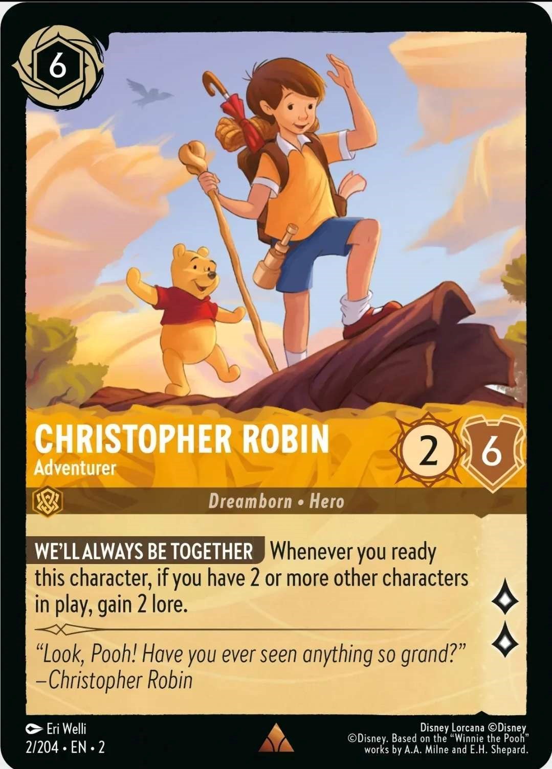 Christopher Robin - Adventurer (2/204) [Rise of the Floodborn] | Clutch Gaming