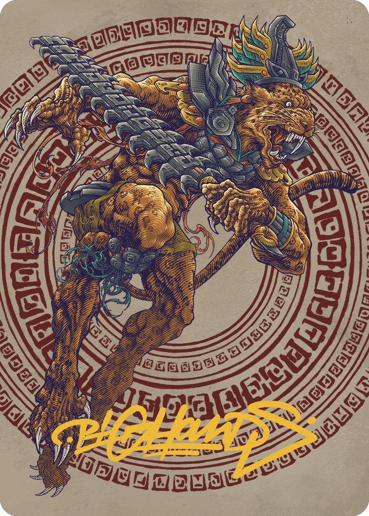 Sovereign Okinec Ahau Art Card (Gold-Stamped Signature) [The Lost Caverns of Ixalan Art Series] | Clutch Gaming