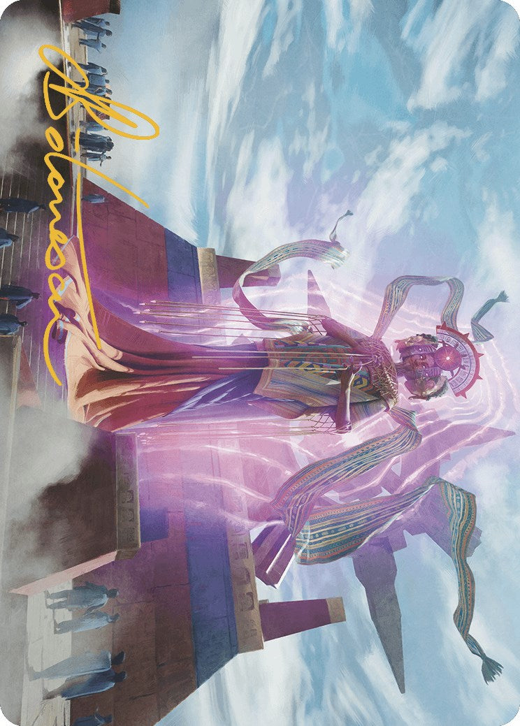 Ojer Taq, Deepest Foundation Art Card (4/81) (Gold-Stamped Signature) [The Lost Caverns of Ixalan Art Series] | Clutch Gaming