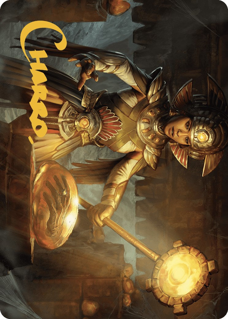 Curator of Sun's Creation Art Card (Gold-Stamped Signature) [The Lost Caverns of Ixalan Art Series] | Clutch Gaming
