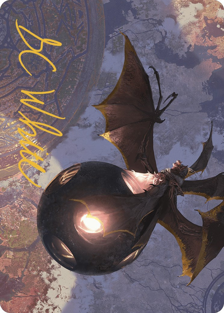 Malicious Eclipse Art Card (Gold-Stamped Signature) [The Lost Caverns of Ixalan Art Series] | Clutch Gaming