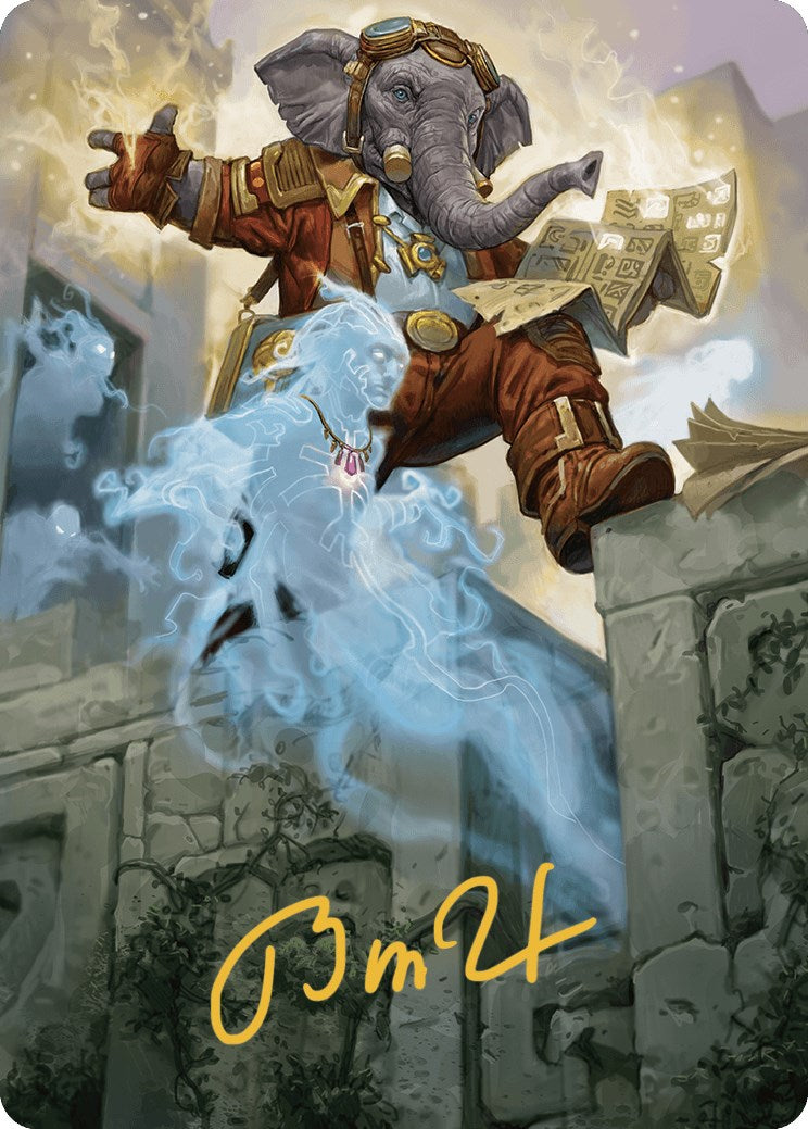 Quintorius Kand Art Card (37/81) (Gold-Stamped Signature) [The Lost Caverns of Ixalan Art Series] | Clutch Gaming
