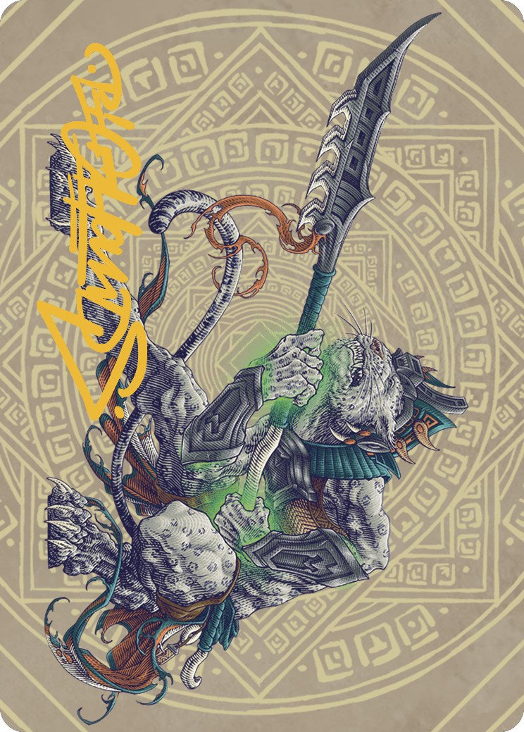Kutzil, Malamet Exemplar Art Card (Gold-Stamped Signature) [The Lost Caverns of Ixalan Art Series] | Clutch Gaming