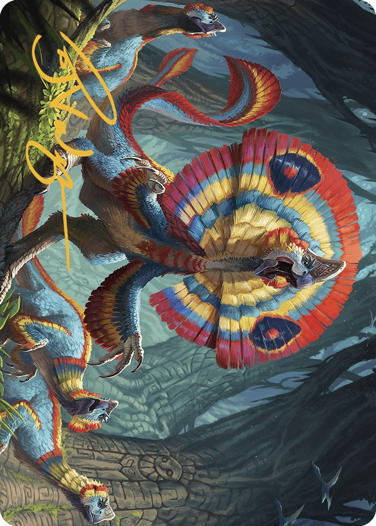Sunfrill Imitator Art Card (Gold-Stamped Signature) [The Lost Caverns of Ixalan Art Series] | Clutch Gaming