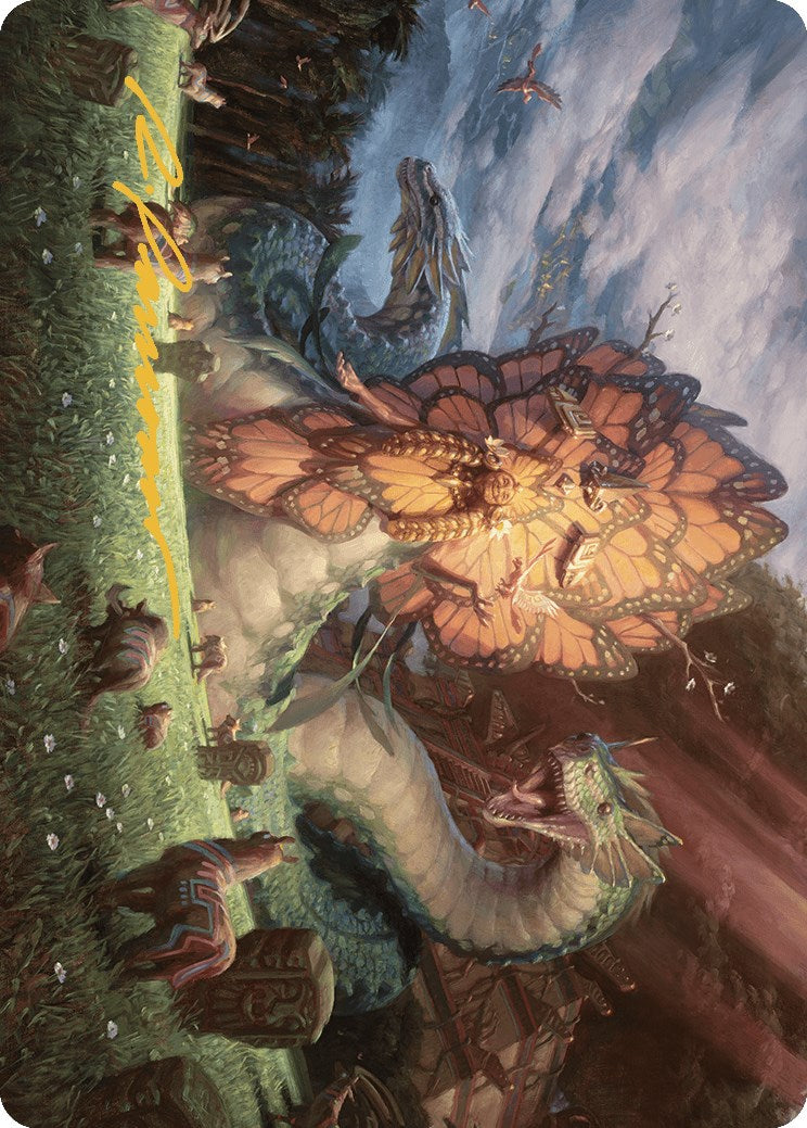 Ojer Kaslem, Deepest Growth Art Card (30/81) (Gold-Stamped Signature) [The Lost Caverns of Ixalan Art Series] | Clutch Gaming