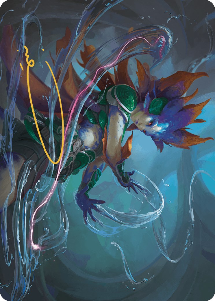 Nicanzil, Current Conductor Art Card (Gold-Stamped Signature) [The Lost Caverns of Ixalan Art Series] | Clutch Gaming