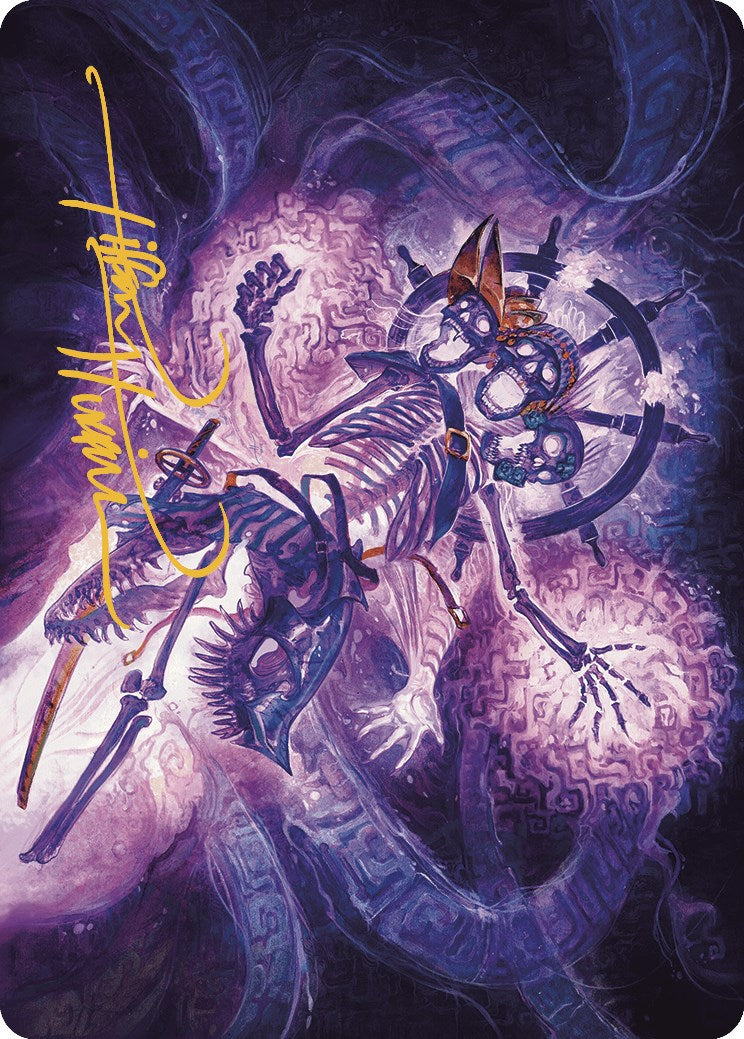 The Grim Captain Art Card (Gold-Stamped Signature) [The Lost Caverns of Ixalan Art Series] | Clutch Gaming