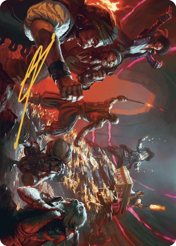 Hit the Mother Lode Art Card (Gold-Stamped Signature) [The Lost Caverns of Ixalan Art Series] | Clutch Gaming