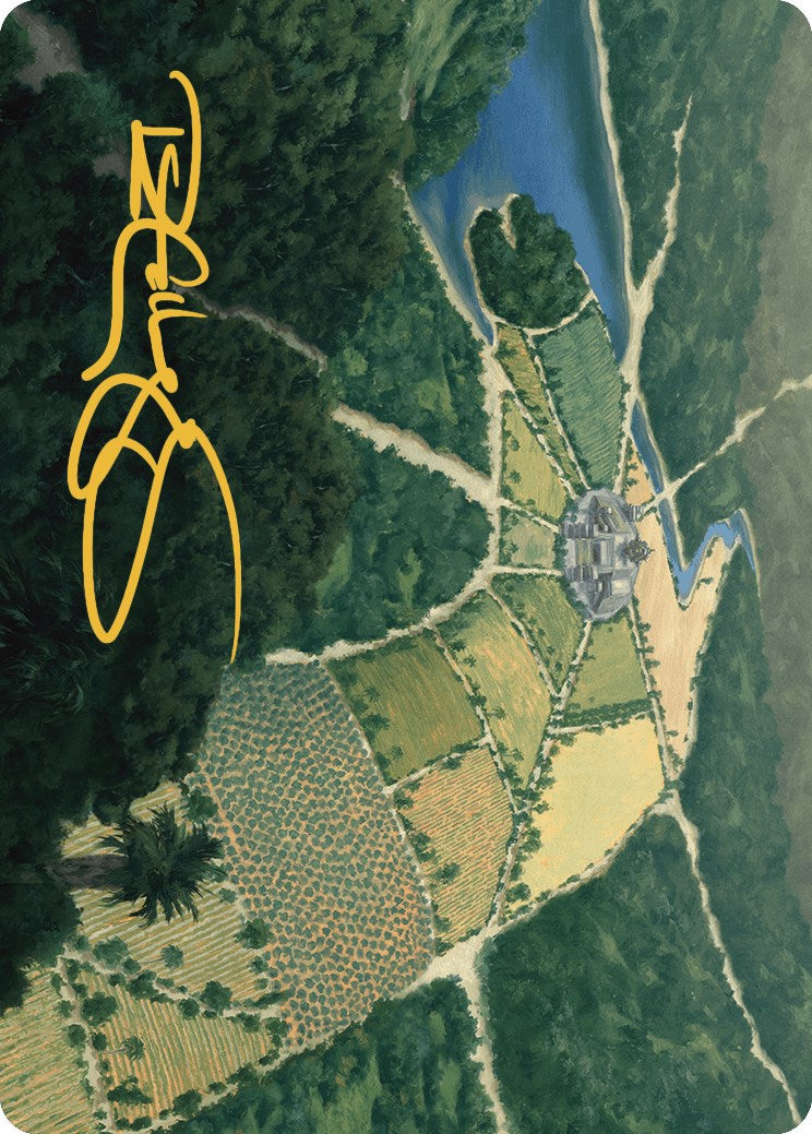 Restless Prairie Art Card (Gold-Stamped Signature) [The Lost Caverns of Ixalan Art Series] | Clutch Gaming