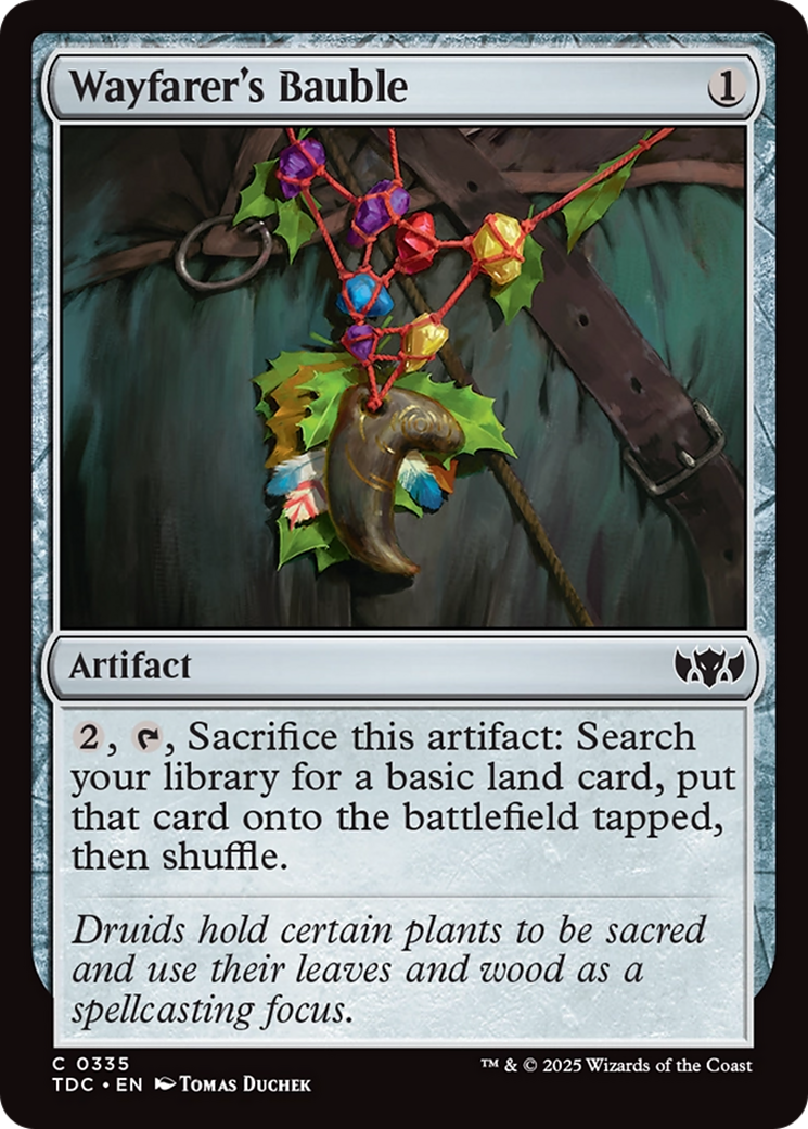 Wayfarer's Bauble [Tarkir: Dragonstorm Commander] | Clutch Gaming