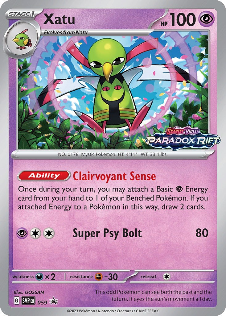 Xatu (059) [Scarlet & Violet: Black Star Promos] | Clutch Gaming