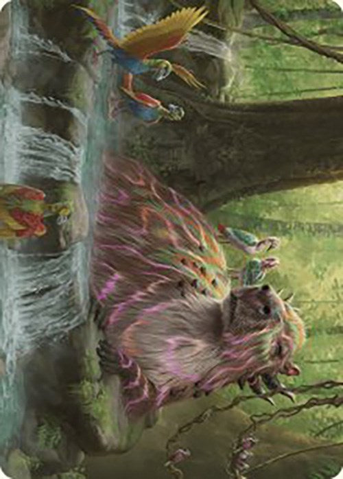 Basking Capybara Art Card [The Lost Caverns of Ixalan Art Series] | Clutch Gaming