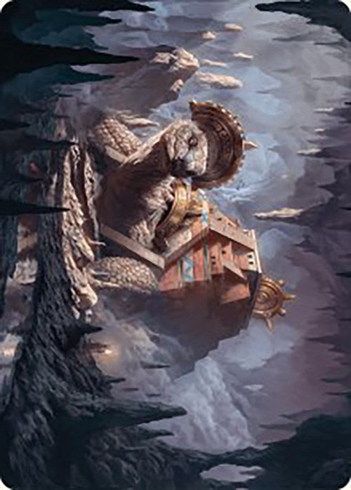 Bedrock Tortoise Art Card [The Lost Caverns of Ixalan Art Series] | Clutch Gaming