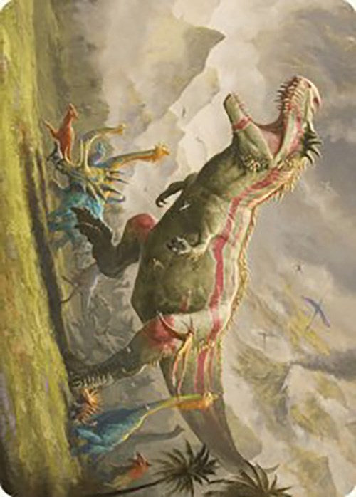 Ghalta, Stampede Tyrant Art Card [The Lost Caverns of Ixalan Art Series] | Clutch Gaming