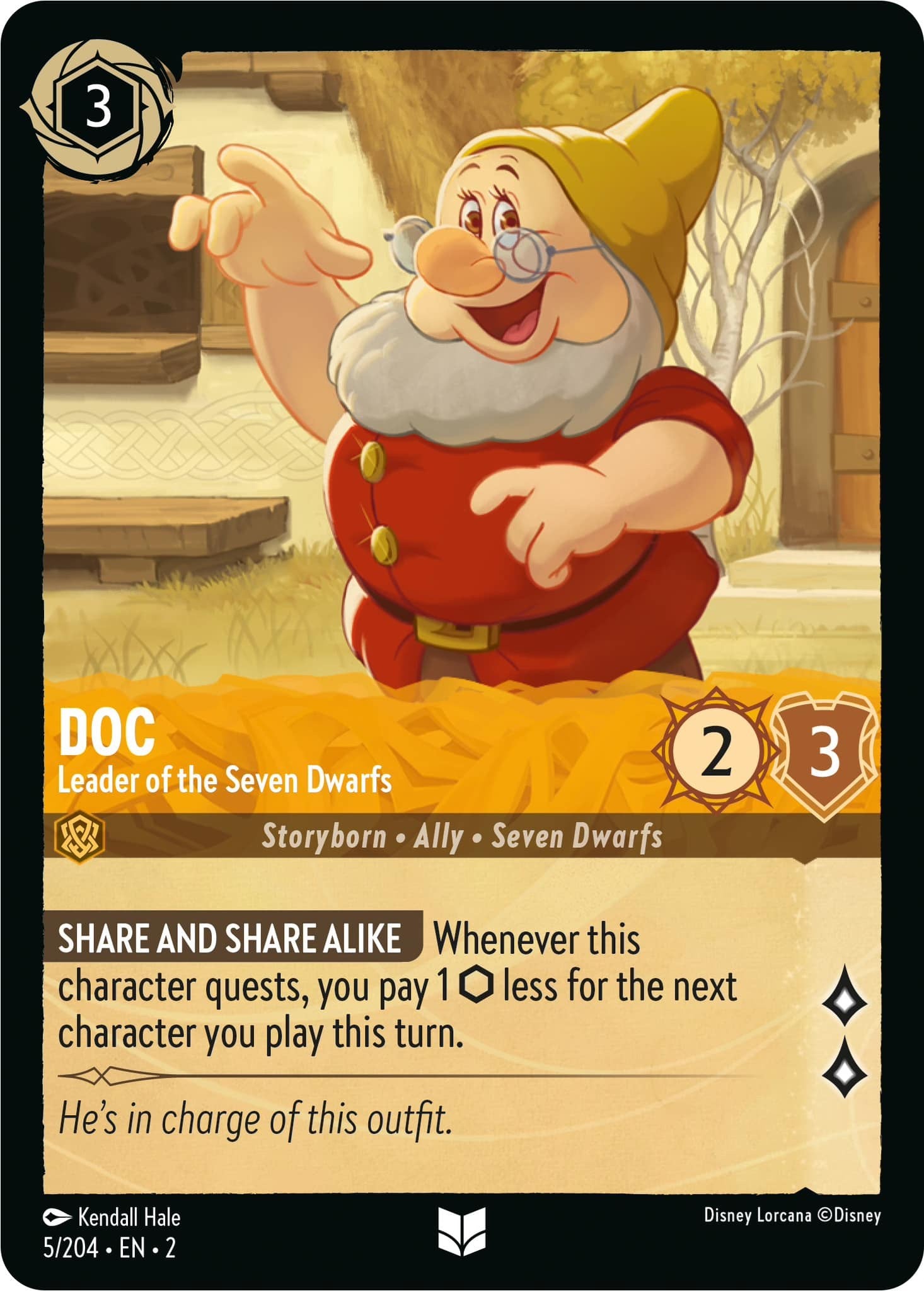 Doc - Leader of the Seven Dwarfs (5/204) [Rise of the Floodborn] | Clutch Gaming