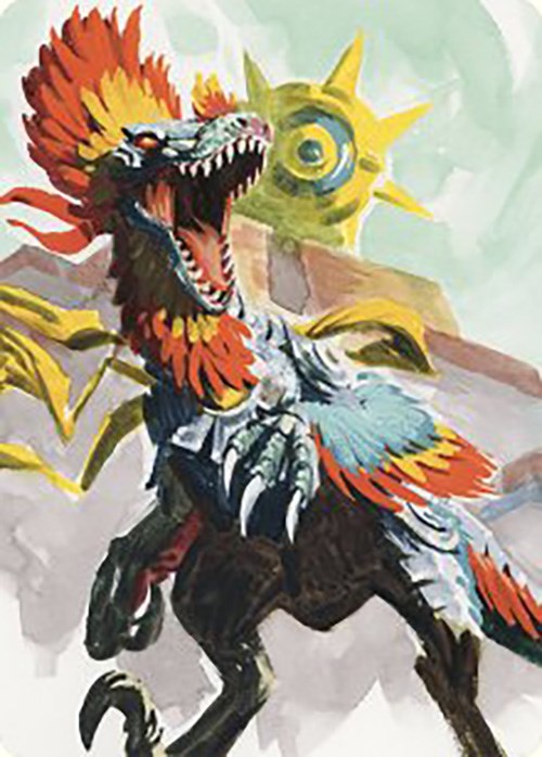 Pantlaza, Sun-Favored Art Card [The Lost Caverns of Ixalan Art Series] | Clutch Gaming