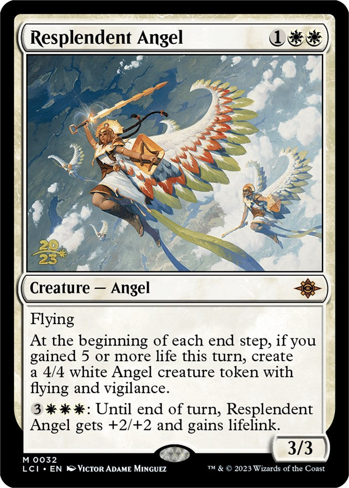 Resplendent Angel (LCI) [The Lost Caverns of Ixalan Prerelease Cards] | Clutch Gaming