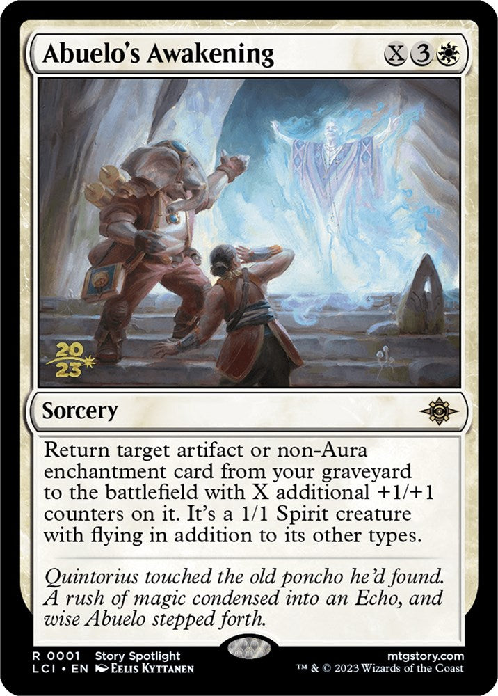 Abuelo's Awakening [The Lost Caverns of Ixalan Prerelease Cards] | Clutch Gaming