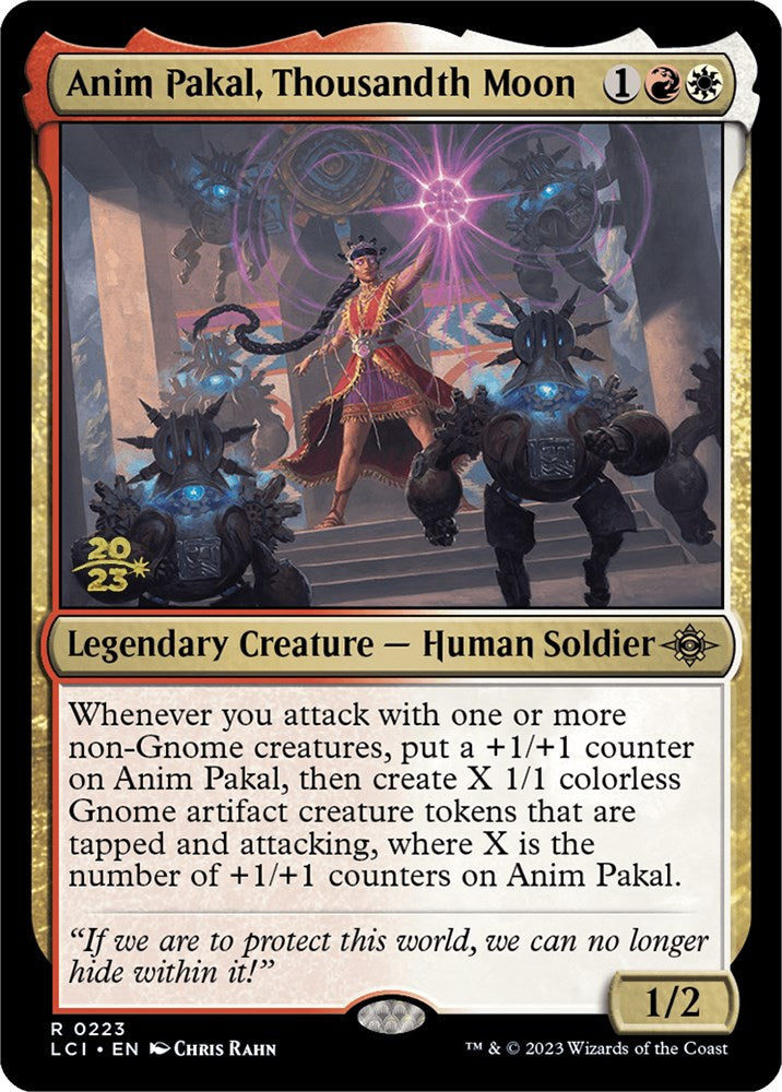 Anim Pakal, Thousandth Moon [The Lost Caverns of Ixalan Prerelease Cards] | Clutch Gaming