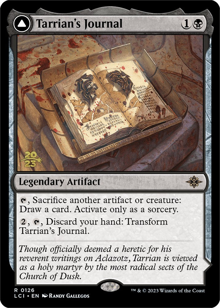 Tarrian's Journal // The Tomb of Aclazotz [The Lost Caverns of Ixalan Prerelease Cards] | Clutch Gaming