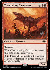 Trumpeting Carnosaur (Promo Pack) [The Lost Caverns of Ixalan Promos] | Clutch Gaming