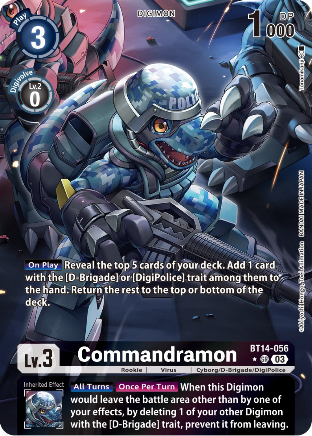 Commandramon [BT14-056] (Alternate Art) [Blast Ace] | Clutch Gaming