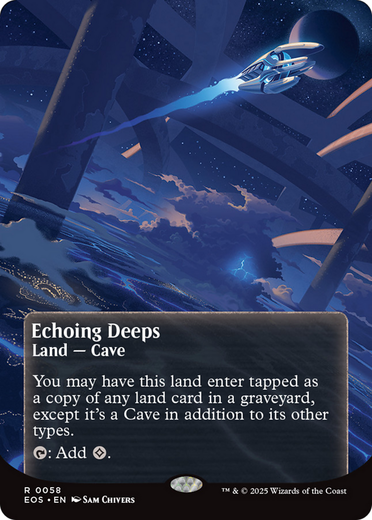 Echoing Deeps (0058) (Borderless) [Edge of Eternities: Stellar Sights] | Clutch Gaming