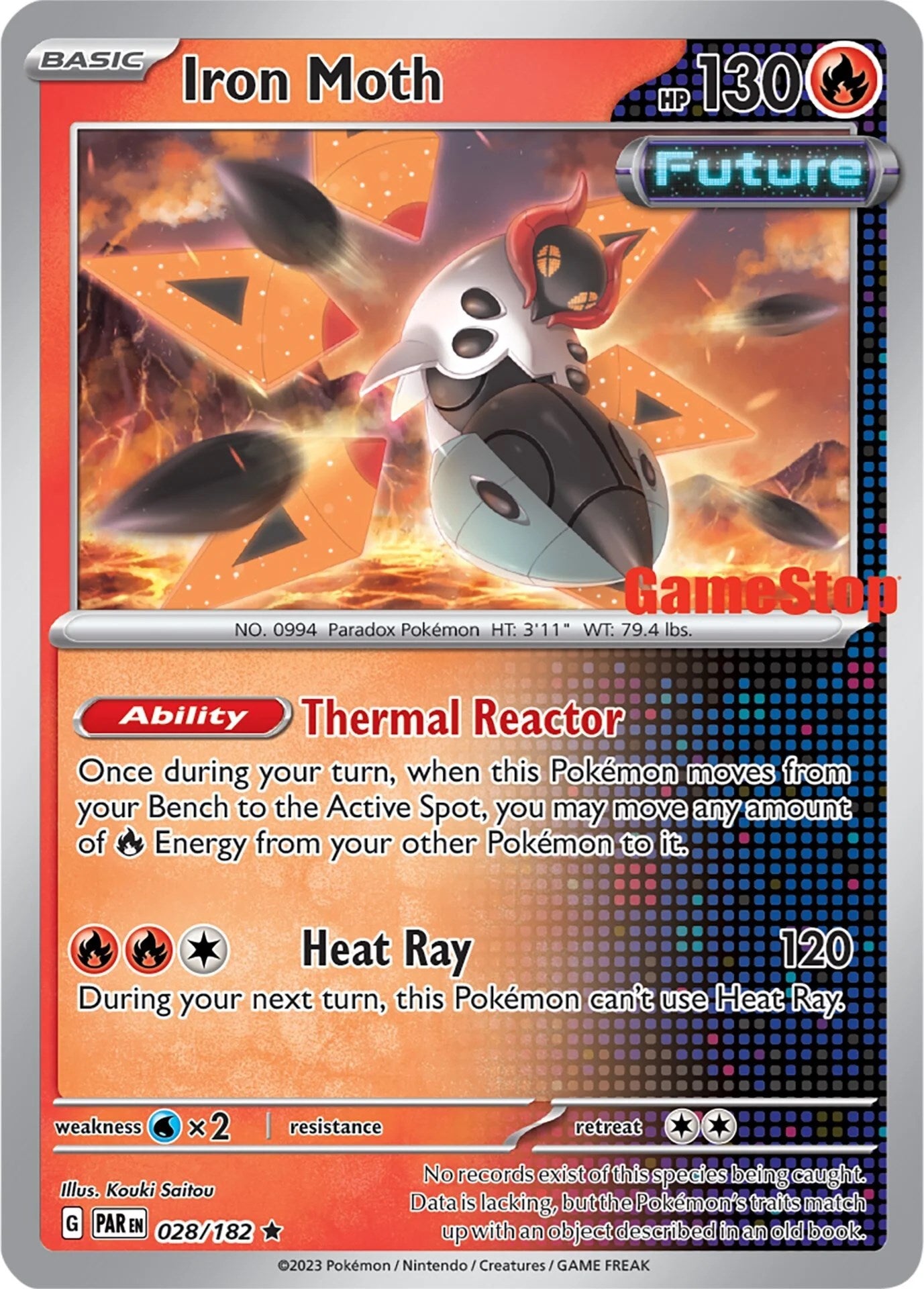 Iron Moth (028/182) (GameStop Promo) [Miscellaneous Cards] | Clutch Gaming